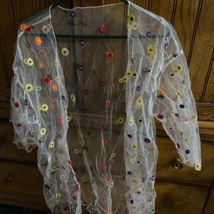 Floral Sheer Kimono